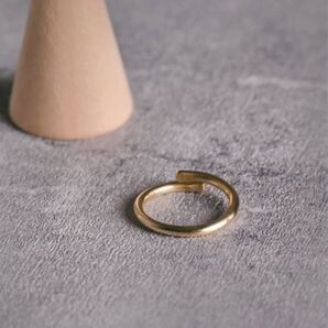 真鍮オーダーメイドリング brass custom made ring