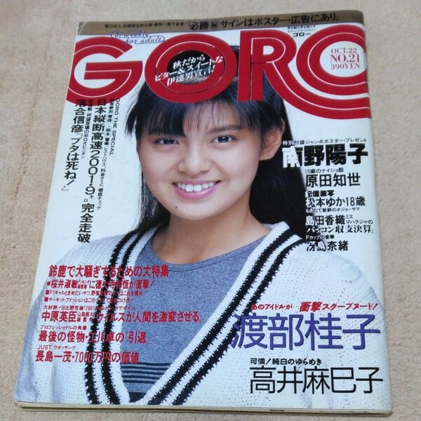 GORO ゴロー 1987 南野陽子