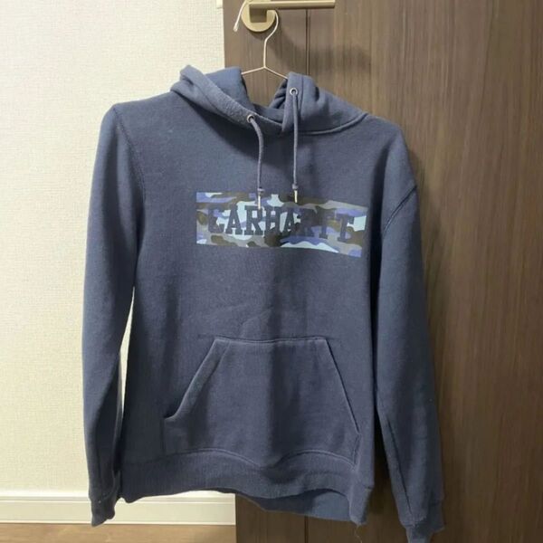 carhartt カーハート パーカー 迷彩柄 ボックスロゴ ロゴパーカー HOODIE プルオーバー フーディ スウェット