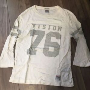 ナノユニバース VISION STREET WEAR コラボ ロンT ナンバリングシャツ nano universe 長袖Tシャツ