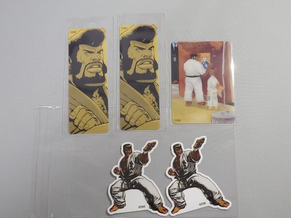マルコ・ロドリゲス グッズ 5点セット 非売品特典栞×2/ステッカー×2/イラストカード 餓狼 MOW