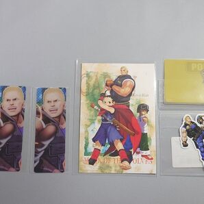 ケビン・ライアン グッズ 5点セット 特典栞×2/ステッカー/イラストカード(紙・プラスチック) 餓狼 MOW