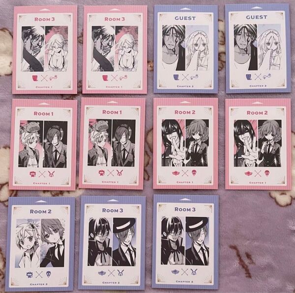 妖狐×僕SS 藤原ここあ展 いぬぼく展 購入特典 特典 カード セット 100