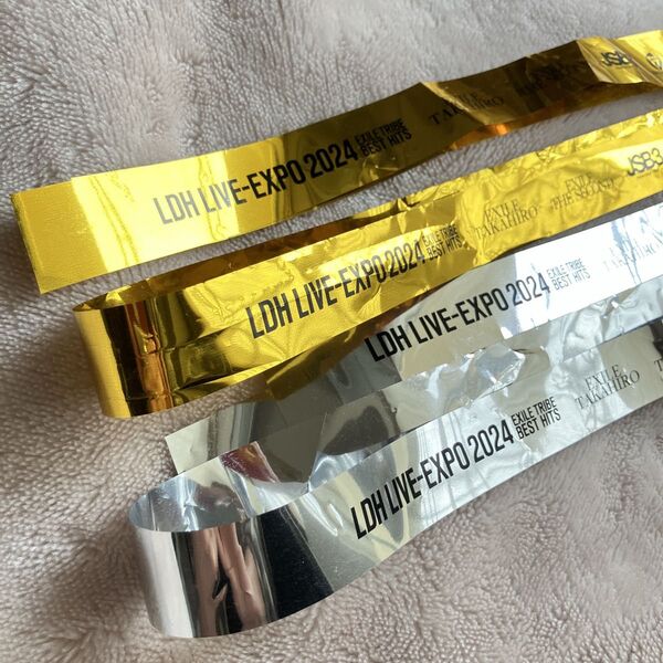 LDH LIVE-EXPO2024☆金テープ&銀テープ2本セット フルノーカット