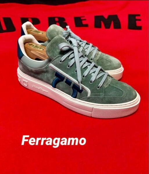 ★極美品★Ferragamo フェラガモ スエードスニーカー