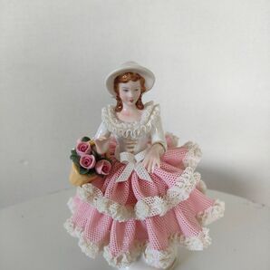 レースドール 置物 陶器人形 陶器 人形 インテリア アンティーク