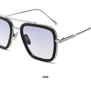 【納期3-6日以内】MADELINY(メイドリニー)アベンジャーズ スクエアサングラス 伊達メガネ デザイナーズ ブルーライト黒縁