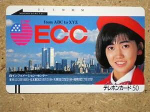 matum・ECC　松本伊代　330-111　ニューヨーク　テレカ