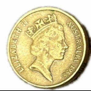 オーストラリア 1988年 2ドル硬貨