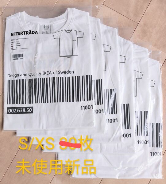 IKEA EFTERTRADA S/XS Tシャツ 新品未使用 10枚(枚数変更可)