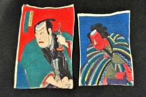 Art hand Auction 鸟井白左卫门 (Torii Shirozaemon) 创作的椭圆形绉纱彩色木版画, 绘画, 浮世绘, 印刷, 其他的