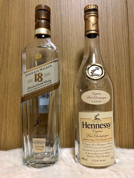 VSOP ヘネシー ジョニーウォーカー ブランデー ウイスキー 空瓶