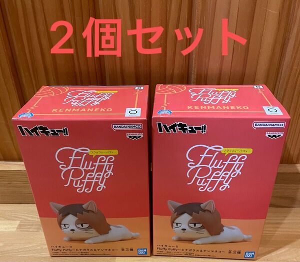 ハイキュー Fluffy Pufy フィギュア ケンマネコ 2個セット
