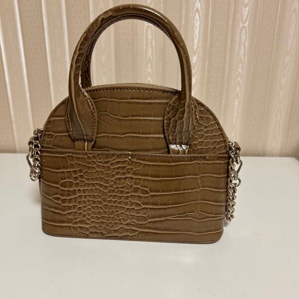 ZARA ショルダーバッグ(ブラウン)