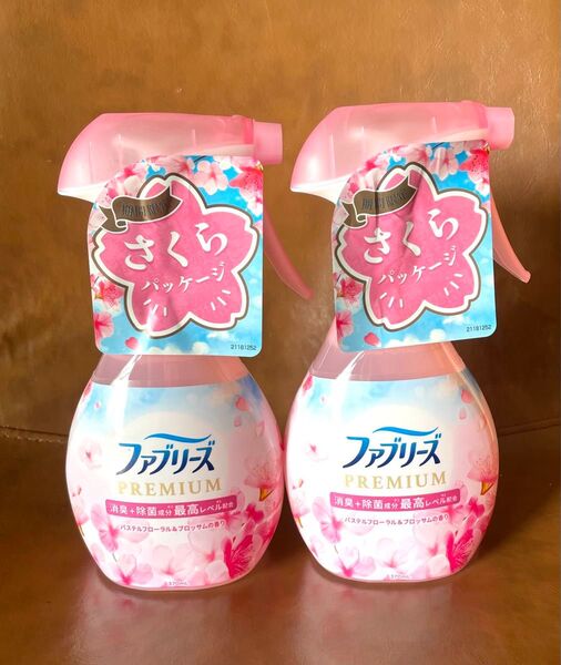 ファブリーズプレミアム さくら パステルフローラル&ブロッサムの香り 本体370ml 2本 消臭剤