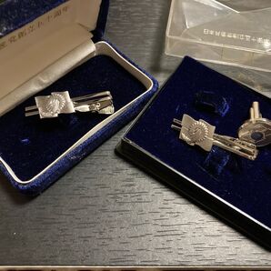 日本共産党 50周年記念 ネクタイピン カフス 純銀製 シルバー