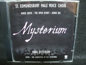 【中古CD】ST. EDMUNDSBURY MALE VOICE CHOIR / Mysterium / MARK JEFFERSON / SEMVC