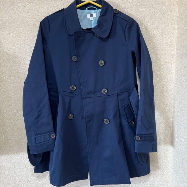 トレンチコート ネイビー 150 ユニクロ UNIQLO