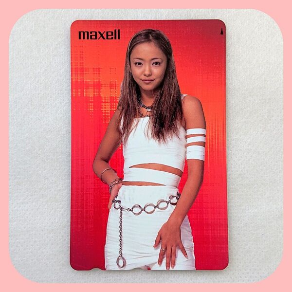 安室奈美恵さんテレカ テレホンカード maxell (非売品)