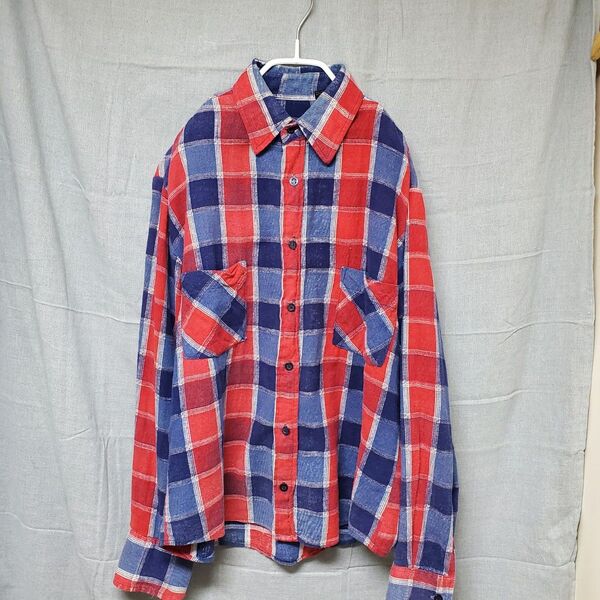 【BIG YANK】80年代 ネルシャツ チェックシャツ Vintage