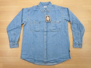 h42★新品★サイズ L★DICKIES ディッキーズ FB460U デニムシャツ★ワークシャツ ボンマックス★カラー7 ブルー★即決★