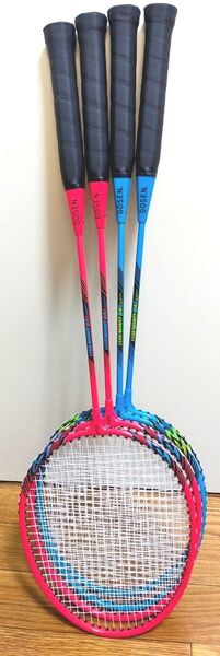 バドミントンラケット GOSEN 4本セット ガット張り済