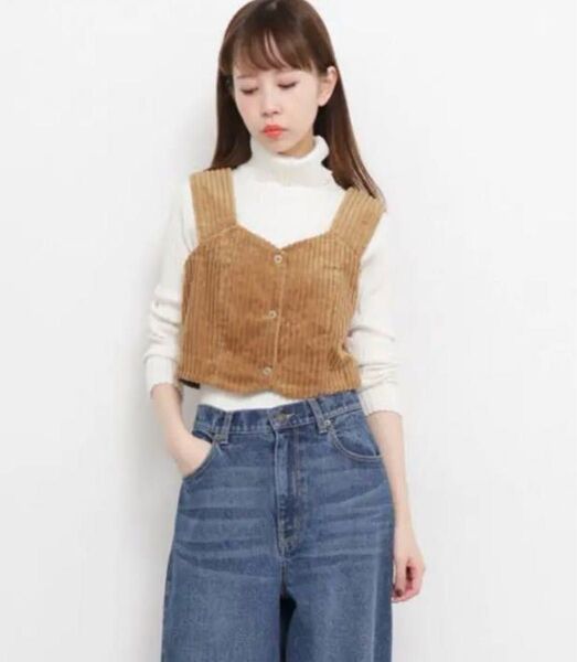 KBFコーデュロイビスチェ