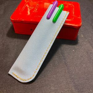 ZERO 革 ペンケース レザー ハンドメイド 手縫い ボールペン シャーペン 39