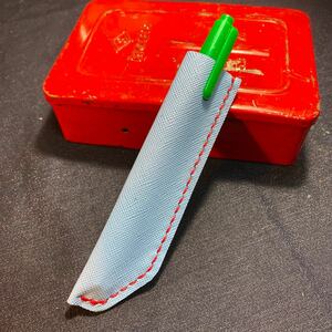 ZERO 革 ペンケース レザー ハンドメイド 手縫い ボールペン シャーペン 58