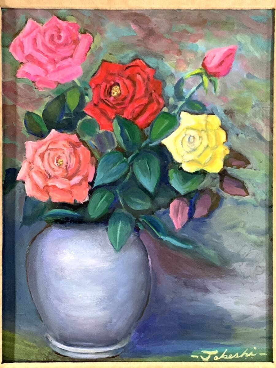 Yahoo!オークション -「絵画 油彩 薔薇」(油彩) (絵画)の落札 Yahoo!オークション -「絵画 油彩 薔薇」(油彩) (絵画)の落札