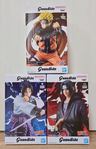未開封 NARUTO ナルト 疾風伝 Grandista うずまきナルト うちはサスケ うちはイタチ