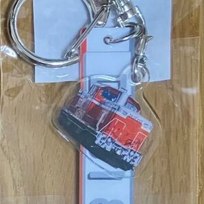 EL/DLぐんまfin 機関車チャーム付き車体番号プレートキーホルダー「DD51 895」