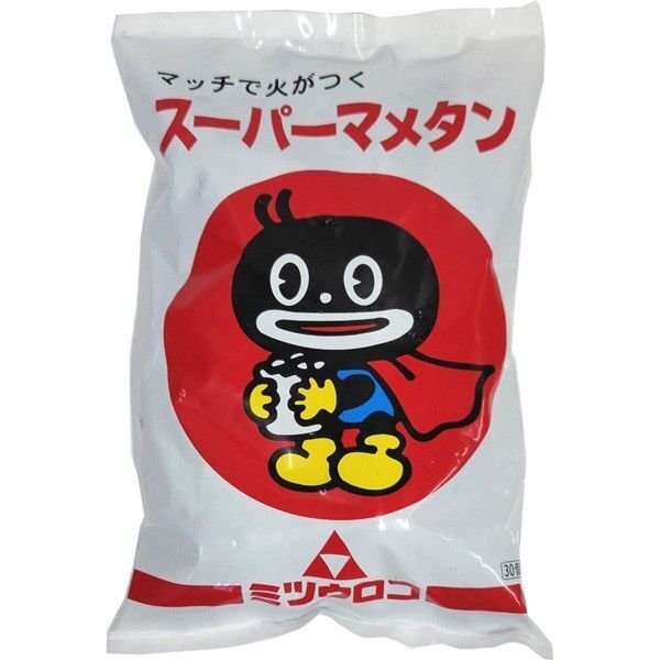 【2袋組】ミツウロコ スーパーマメタン! マッチで簡単に火がつきます (豆炭一袋30粒入り)