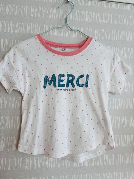MERCI ドット柄 Tシャツ 90サイズ