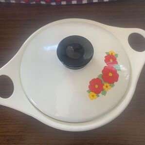 中古★昭和レトロポップ★かね鍋 一人用鍋 ミニ鍋