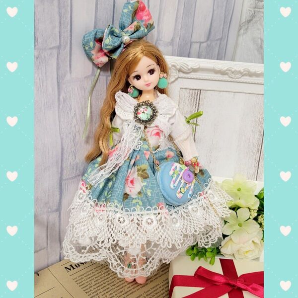 【甘ロリ②】姫ワンピ★自分でデコれるマカロンバック付き スイーツアクセ6点