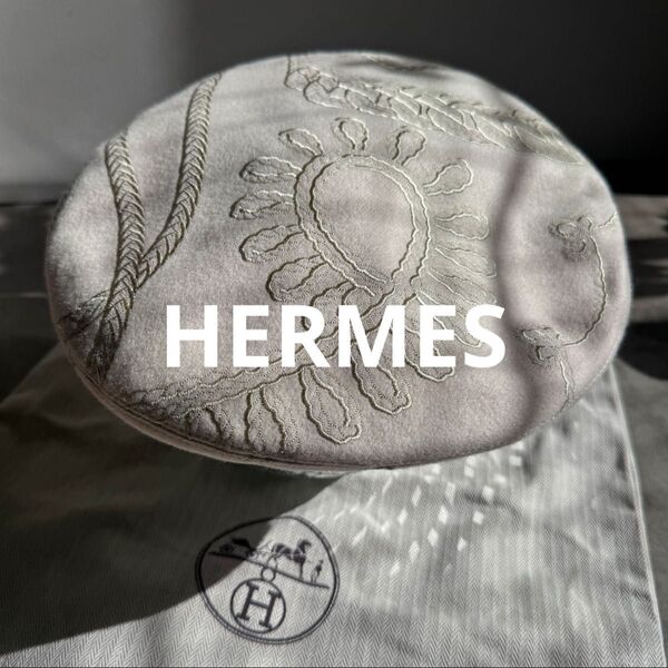 未使用美品!HERMES(エルメス)サントノーレ・アン・フィネス ベレー帽