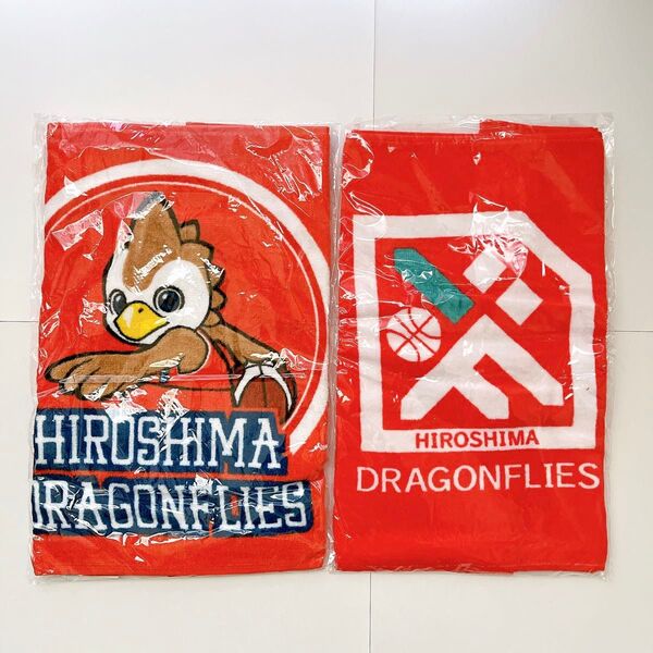 【未使用】【2枚セット】広島ドラゴンフライズ フェイスタオル モヒカンアビィ