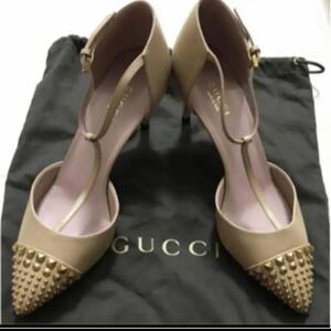 新品　グッチ　GUCCI スタッズ付き　パンプス 