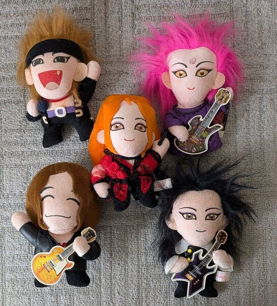xjapan ぬいぐるみ 全5種 コンプリート プライズ品 yoshiki