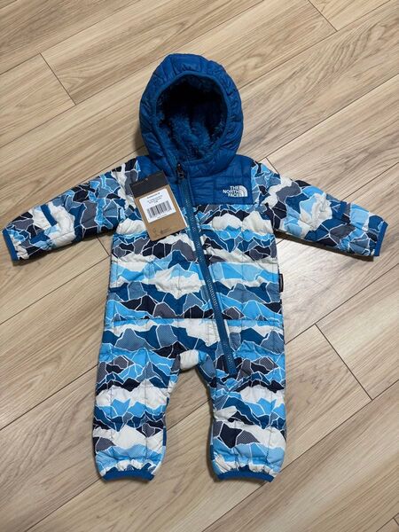 【新品未使用】ザ・ノースフェイス ロンパース ダウン 0-3ヶ月用