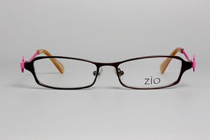 【新品・未使用】ZIO eyewear SPIRA 2 ジオ フルリム チョコレートブラウン/ピンク color.65 50□16 135 