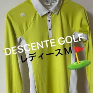 DESCENTE GOLF デサントゴルフ 長袖 シャツ レディースM【美品】