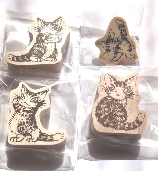 わちふぃーるど 木製カードスタンド 木製クリップ 未開封 4種類 セット 猫のダヤン