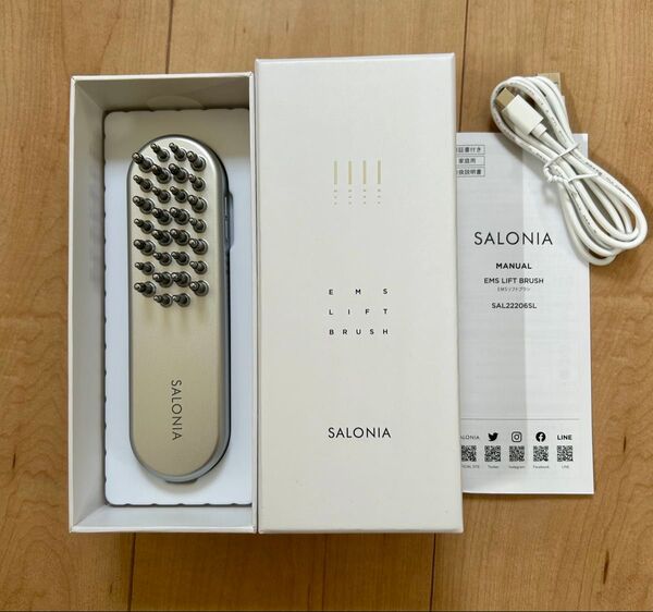SALONIA EMSリフトブラシ 美顔器 リフトアップ