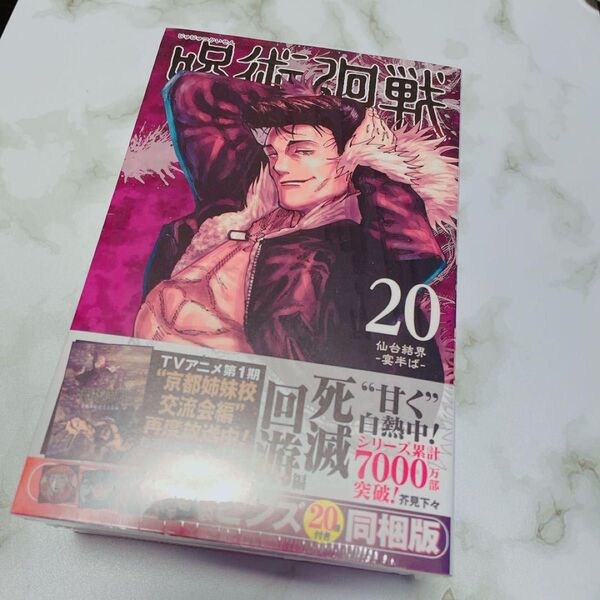 !完全未開封!特製ピンズ20個付き 同梱版 呪術廻戦 20巻 限定品 完品 セット