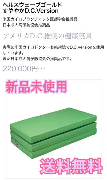 全健会 ヘルスウェーブゴールド 【新品】DCバージョン「ジュニア」