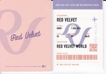 ☆New！■Red Velvet/レッド・ベルベット■写真付【パスポート式ノート50ページ＆ステッカー】☆韓国☆IRENEアイリーン/スルギ_画像2