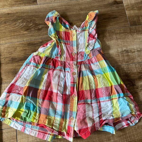 ワンピース 女児 チェック breeze 90cm ブリーズ