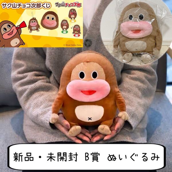 サク山チョコ次郎 くじ B賞 ぬいぐるみ お菓子 非売品 くじ景品